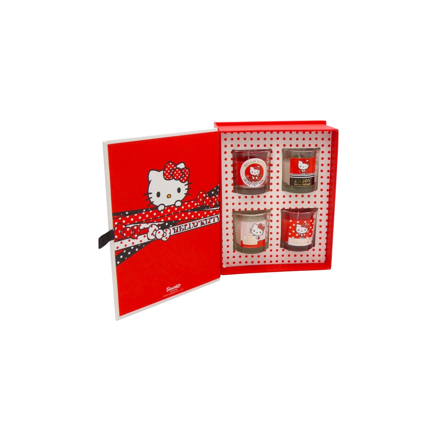 Take a Candle Hello Kitty - Set od 4 mirisne svijeće, 30 g