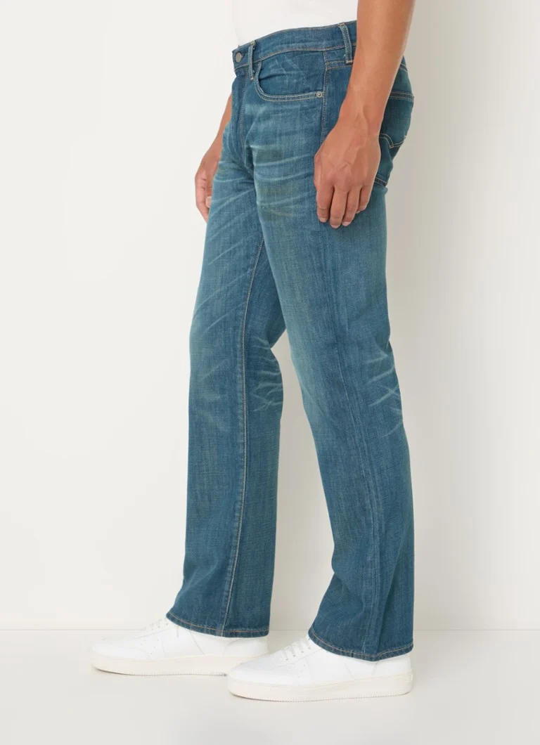 Levi's 527 tiesaus kirpimo džinsai su tamsiu skalbimu