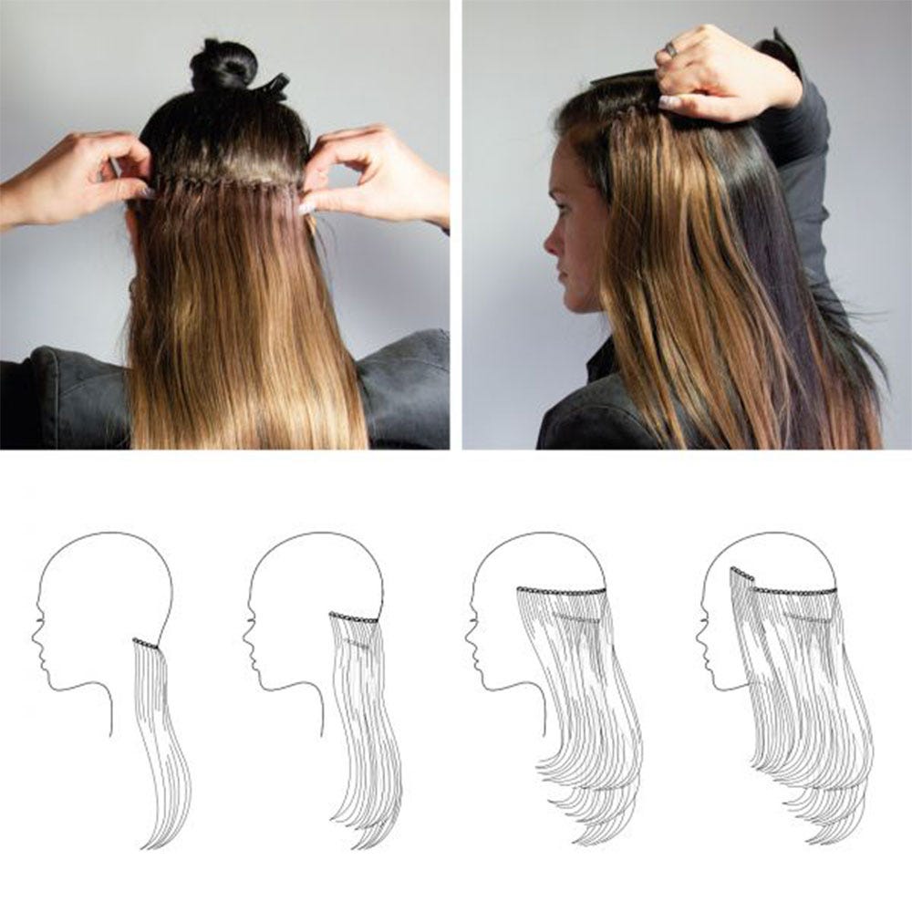 Balmain Clip-in Weft Set Milan Memory Hair 45cm