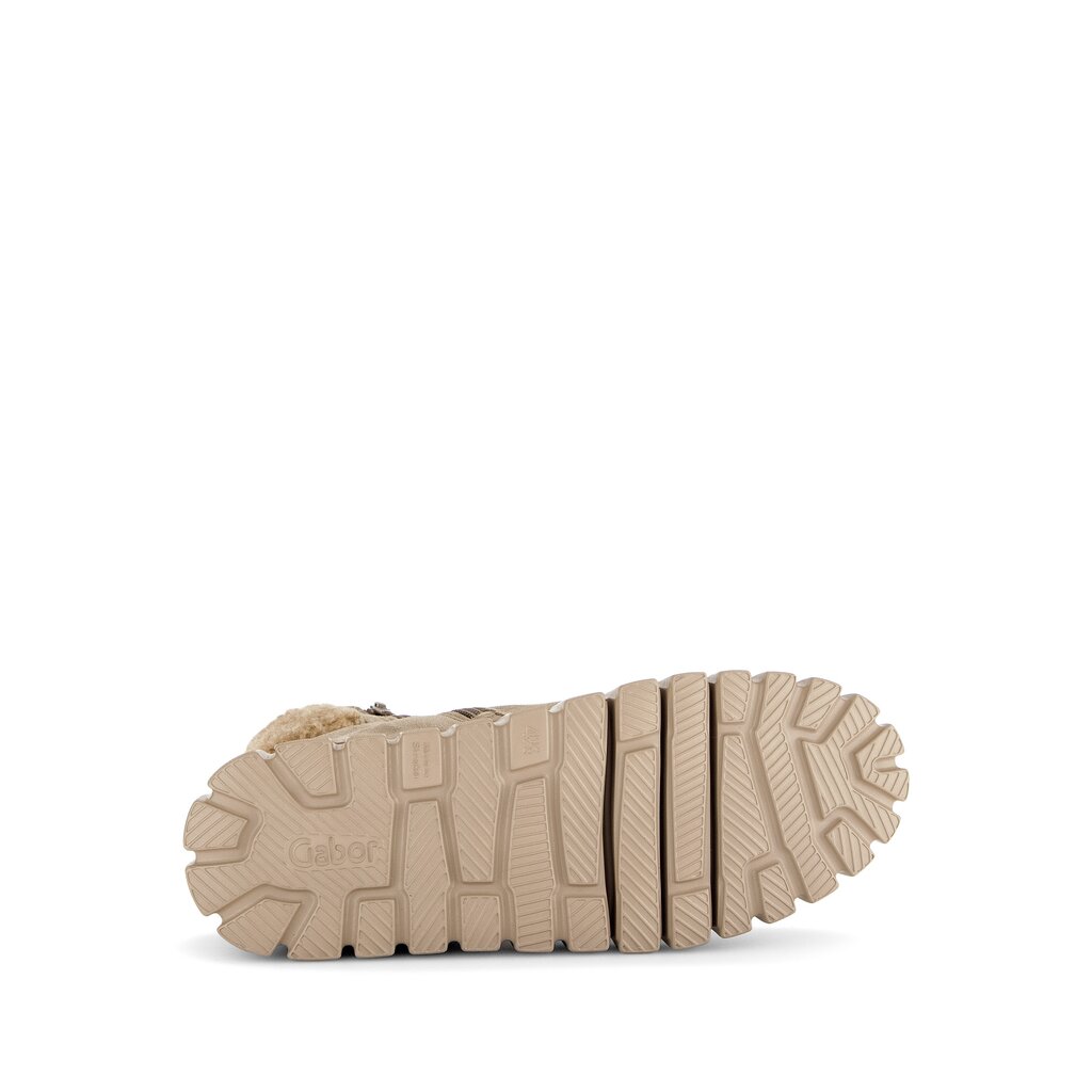 Gabor comfort Schnürstiefelette beige