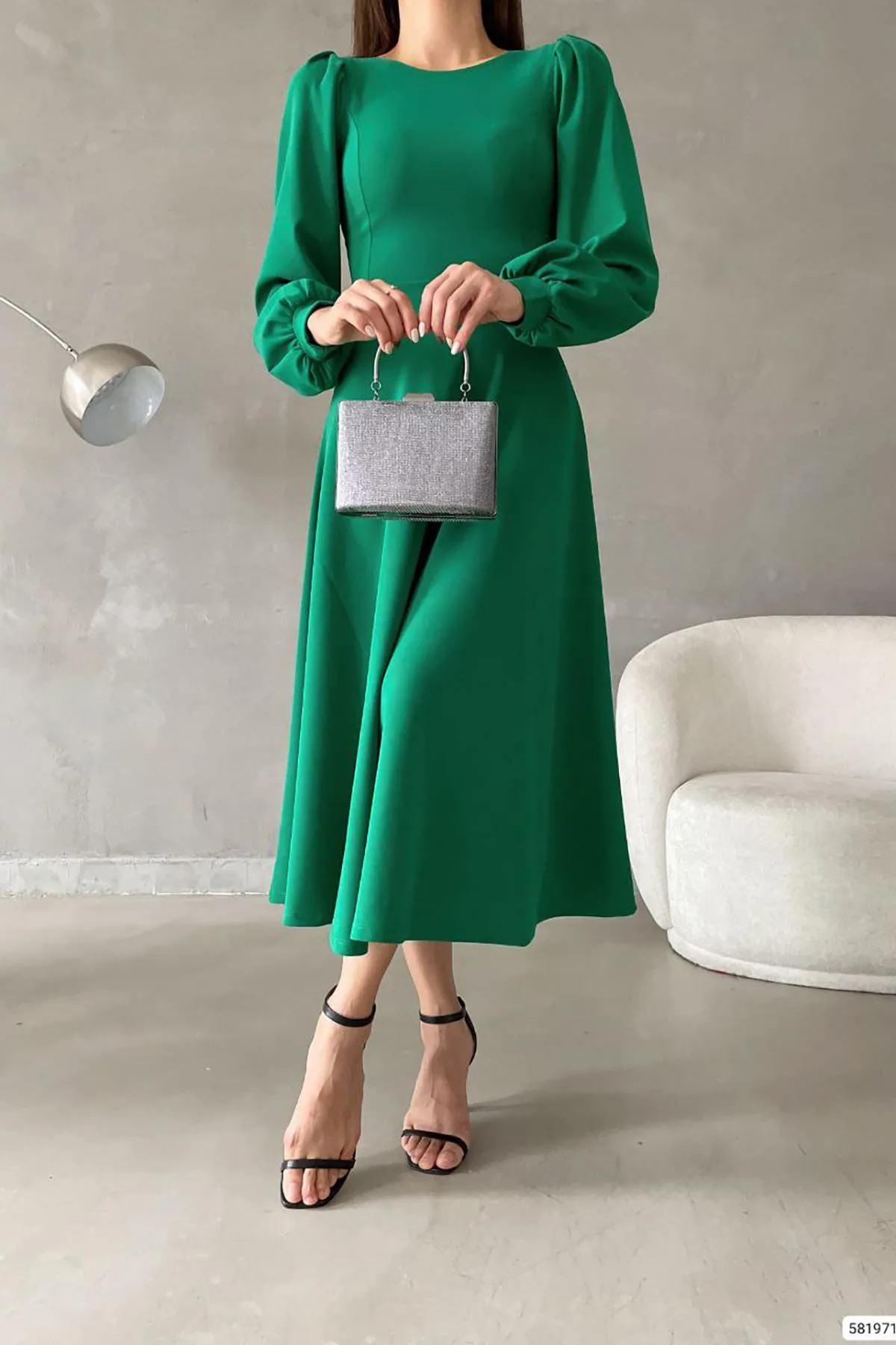 Deafox  Kleid - Grün - A-Linie