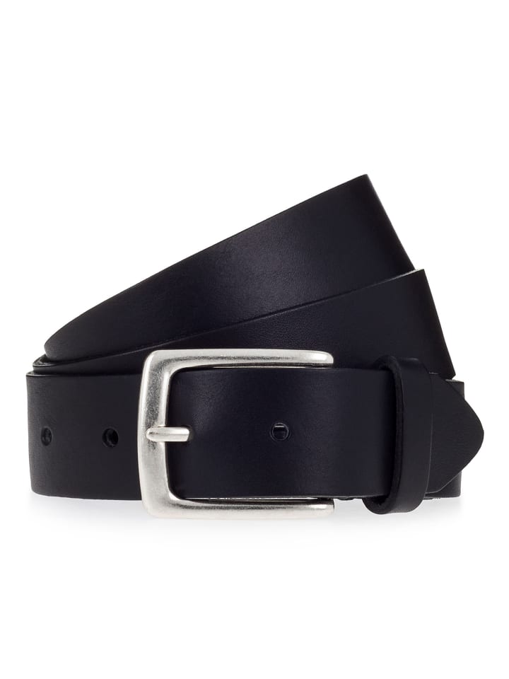 b.belt Gürtel Leder in black günstig kaufen