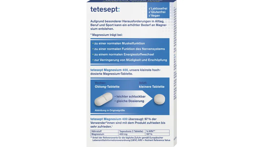 tetesept Magnesium 400  30 Stück