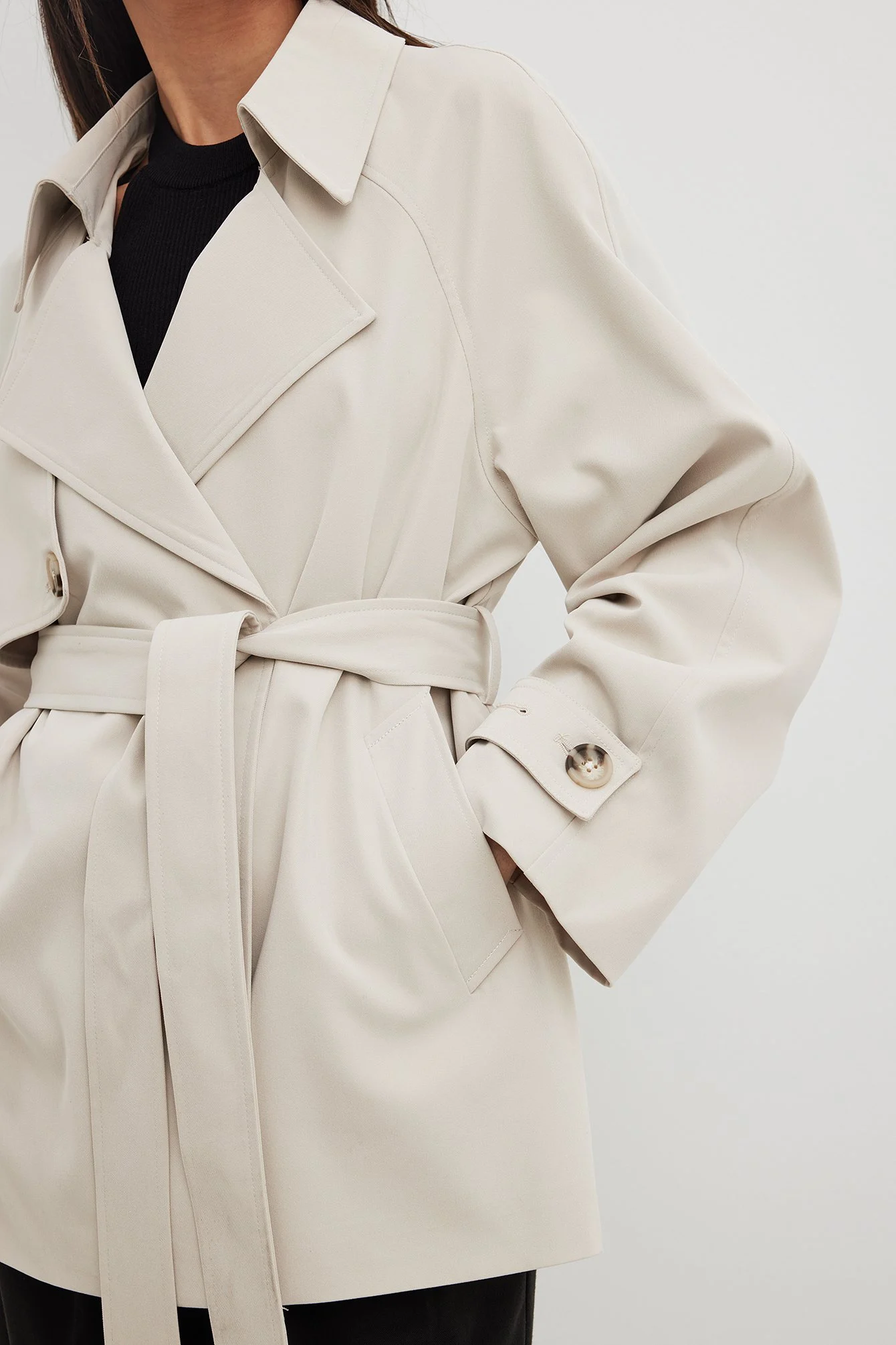 Kurzer Trenchcoat