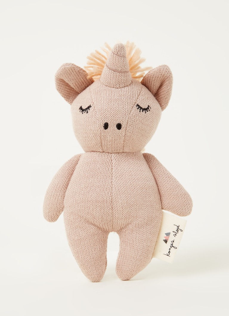 Konges Sløjd Mini zdrănitoare umplută Unicorn 15 cm