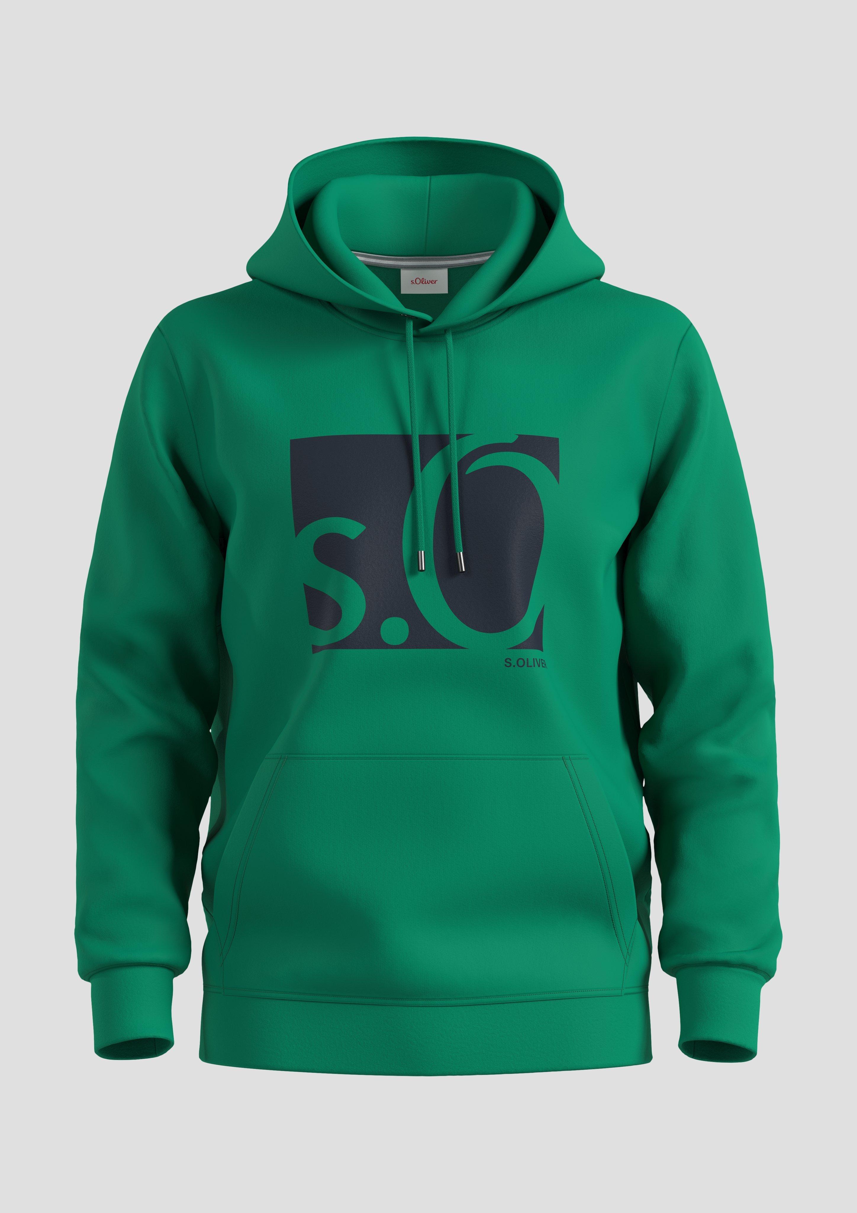 Kapuzensweater mit Labelprint  2141488-76D1
