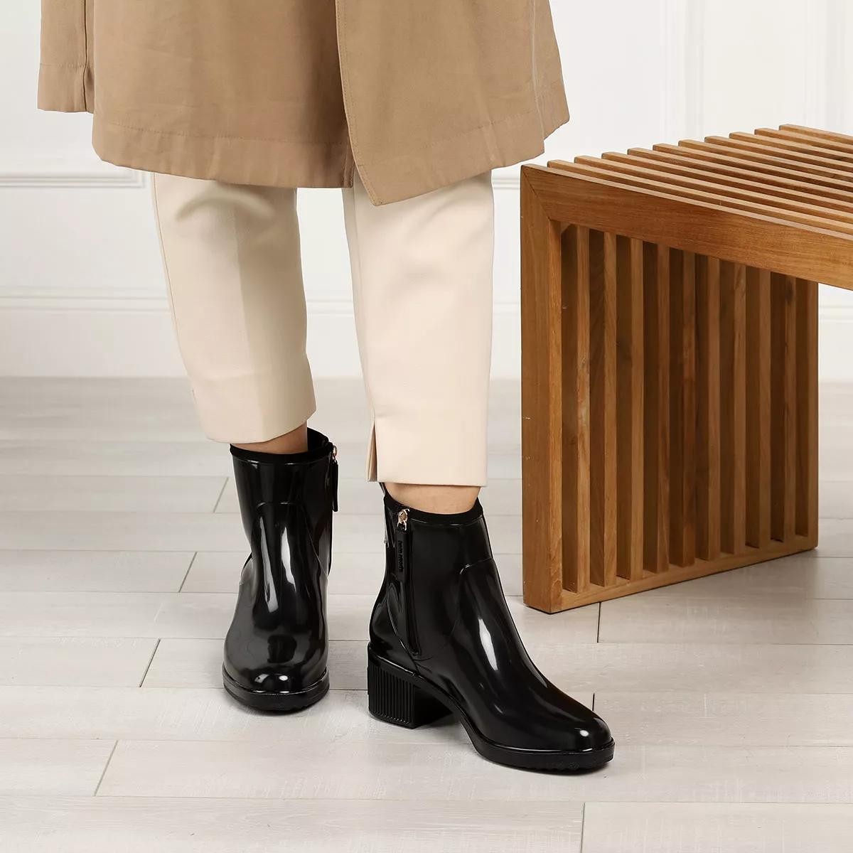 KATE SPADE NEW YORK Stiefeletten schwarz Regenstiefel