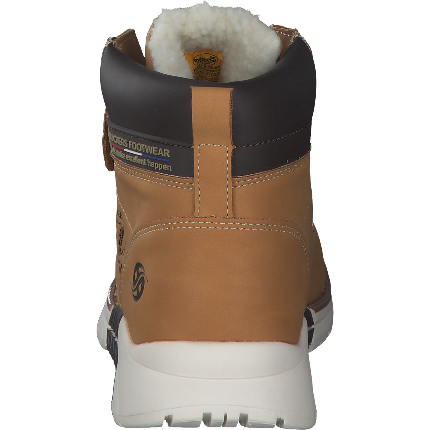 Dockers 47EE702, Sneakers High, Kinder, Braun (Golden Tan)