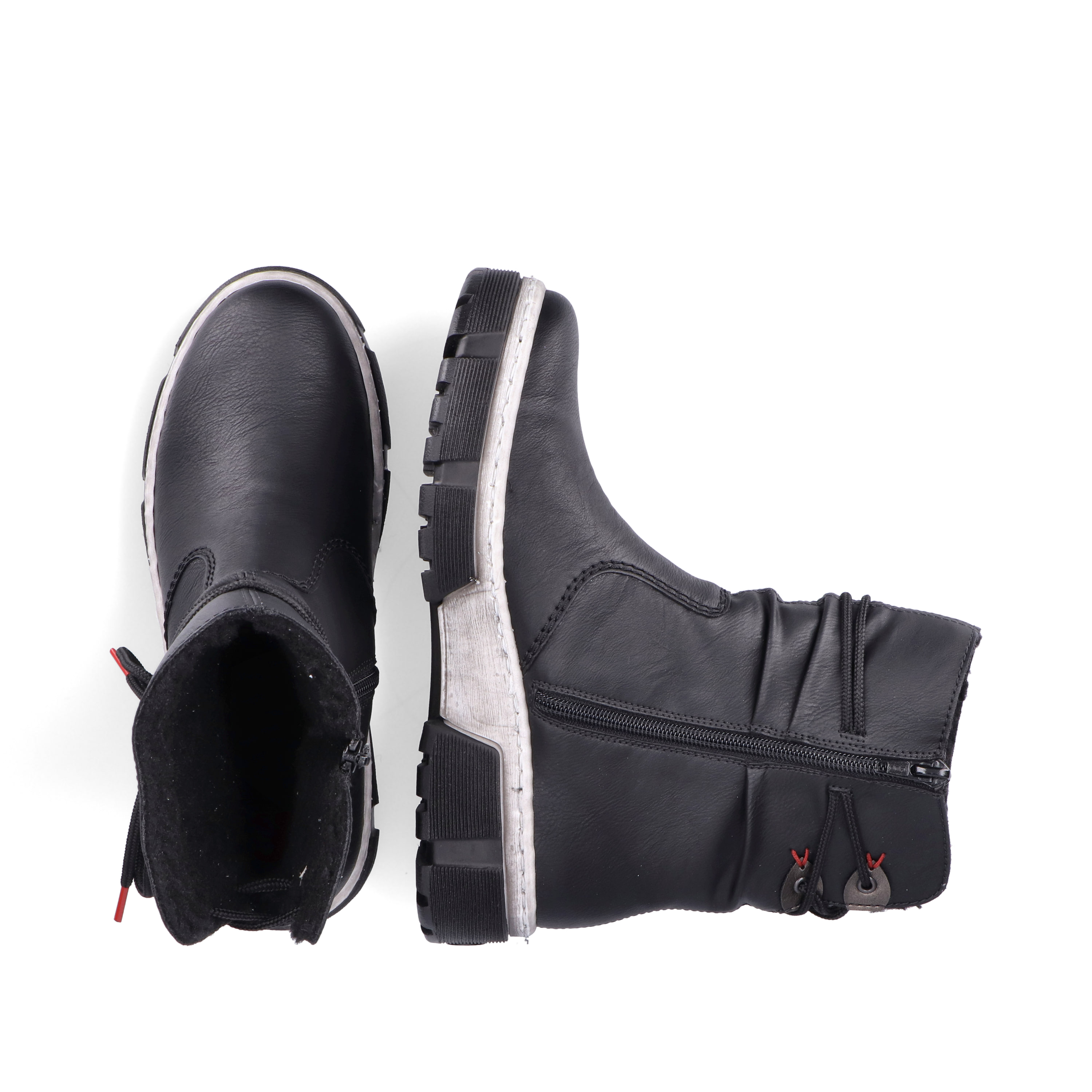 Rieker Damen Kurzstiefel tiefschwarz