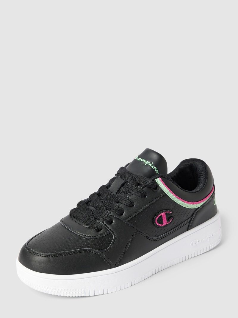 Sneaker mit Label-Details Modell 'Rebound low' in weiß