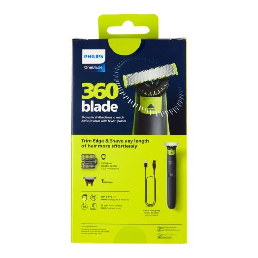 Philips OneBlade QP2724/23 - Aparat de tuns hibrid pentru barbă
