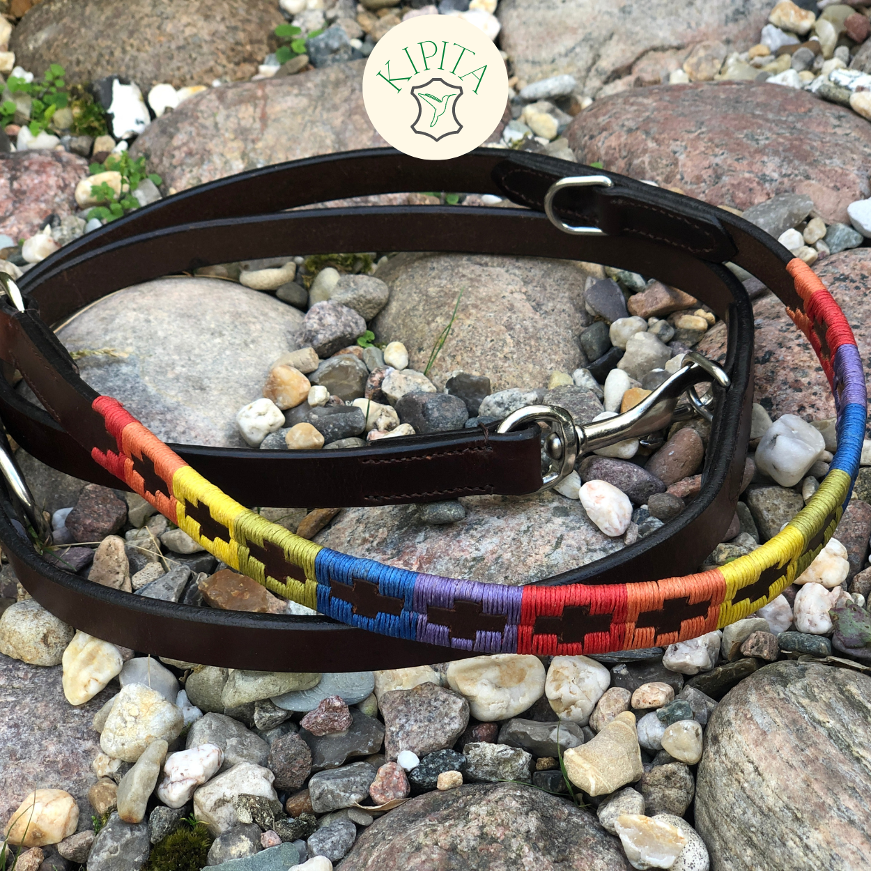 Kipita Hundeleinen Kipita Polo Hundeleine Rainbow