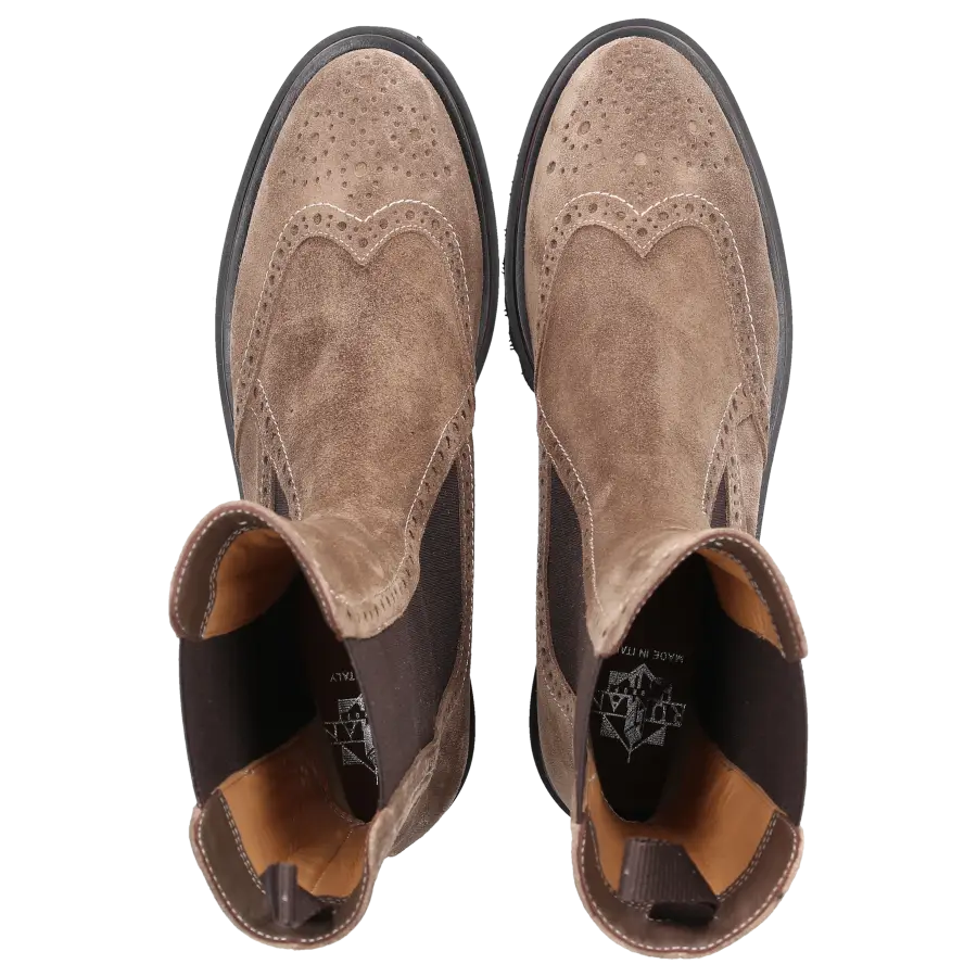 Truman's - Chelsea Boots 9299 Veloursleder - grau