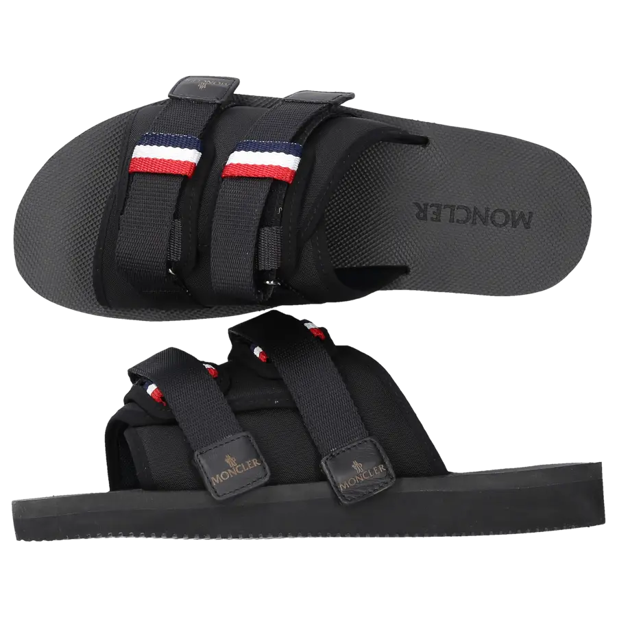 Moncler - Sandalen SLIDE WORKS Polyester - schwarz