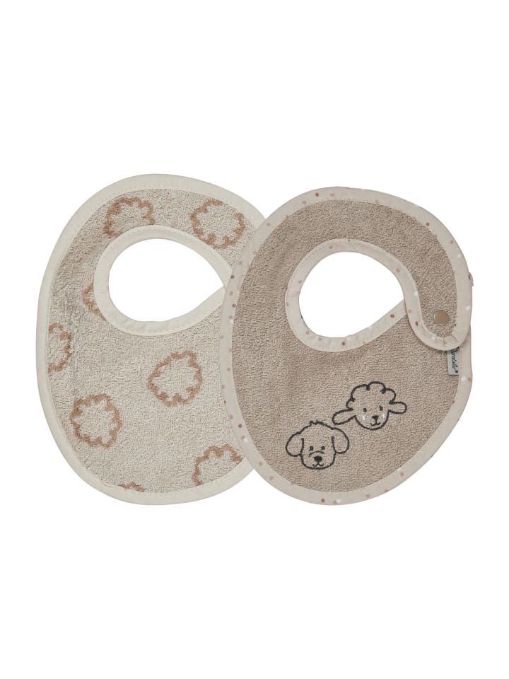 Sterntaler Lätzchen 2er-Pack BAUERNHOF in sand günstig kaufen onesize