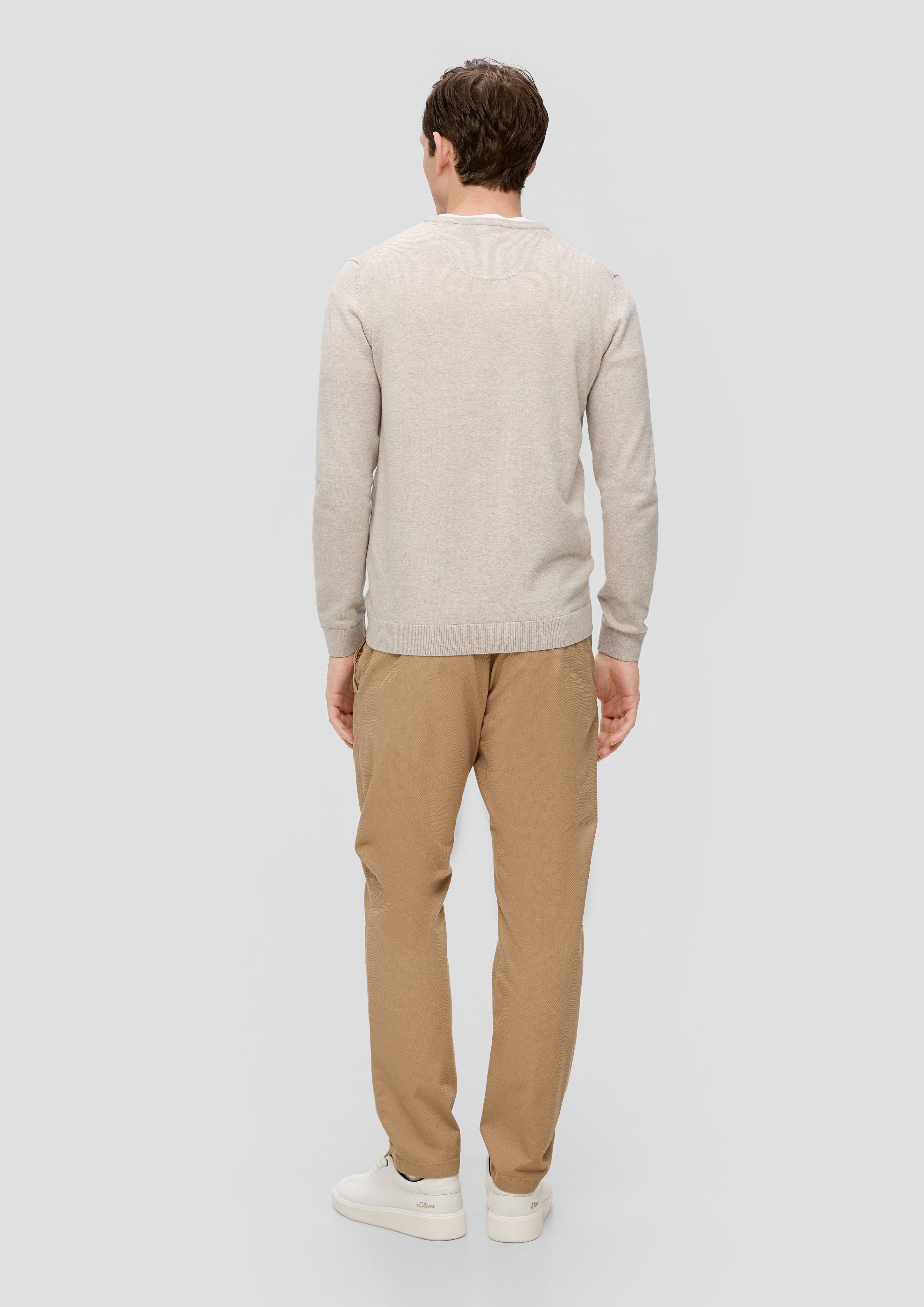 Strickpullover mit Logo-Stickerei  2143173-80W0
