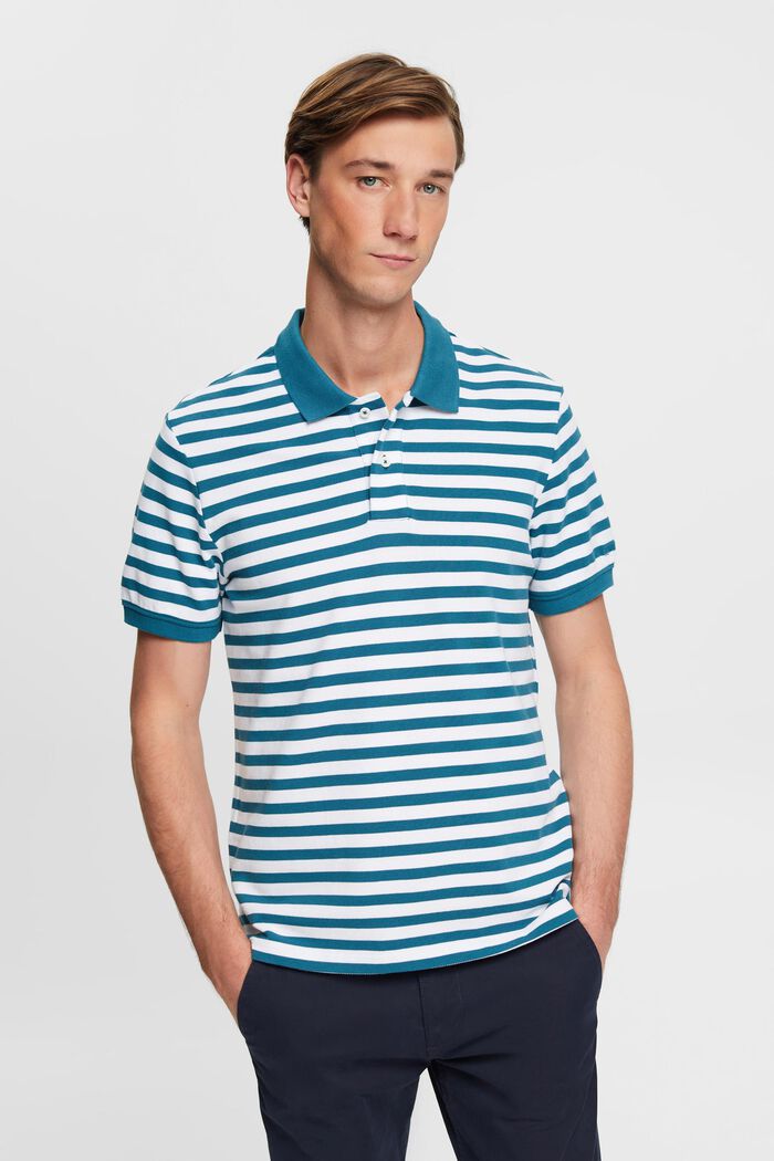 Gestreiftes Slim-Fit-Poloshirt