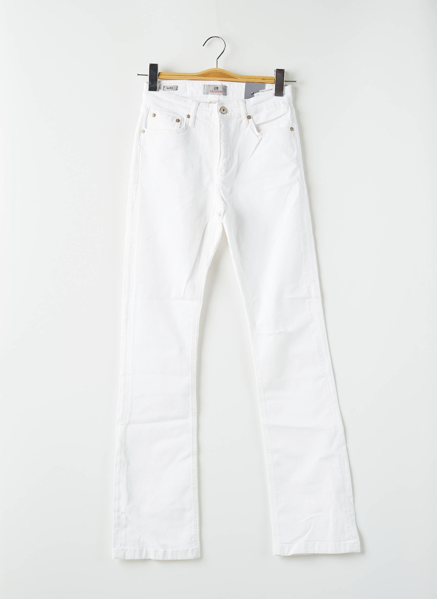 Ltb Jeans Coupe Slim Femme couleur blanc