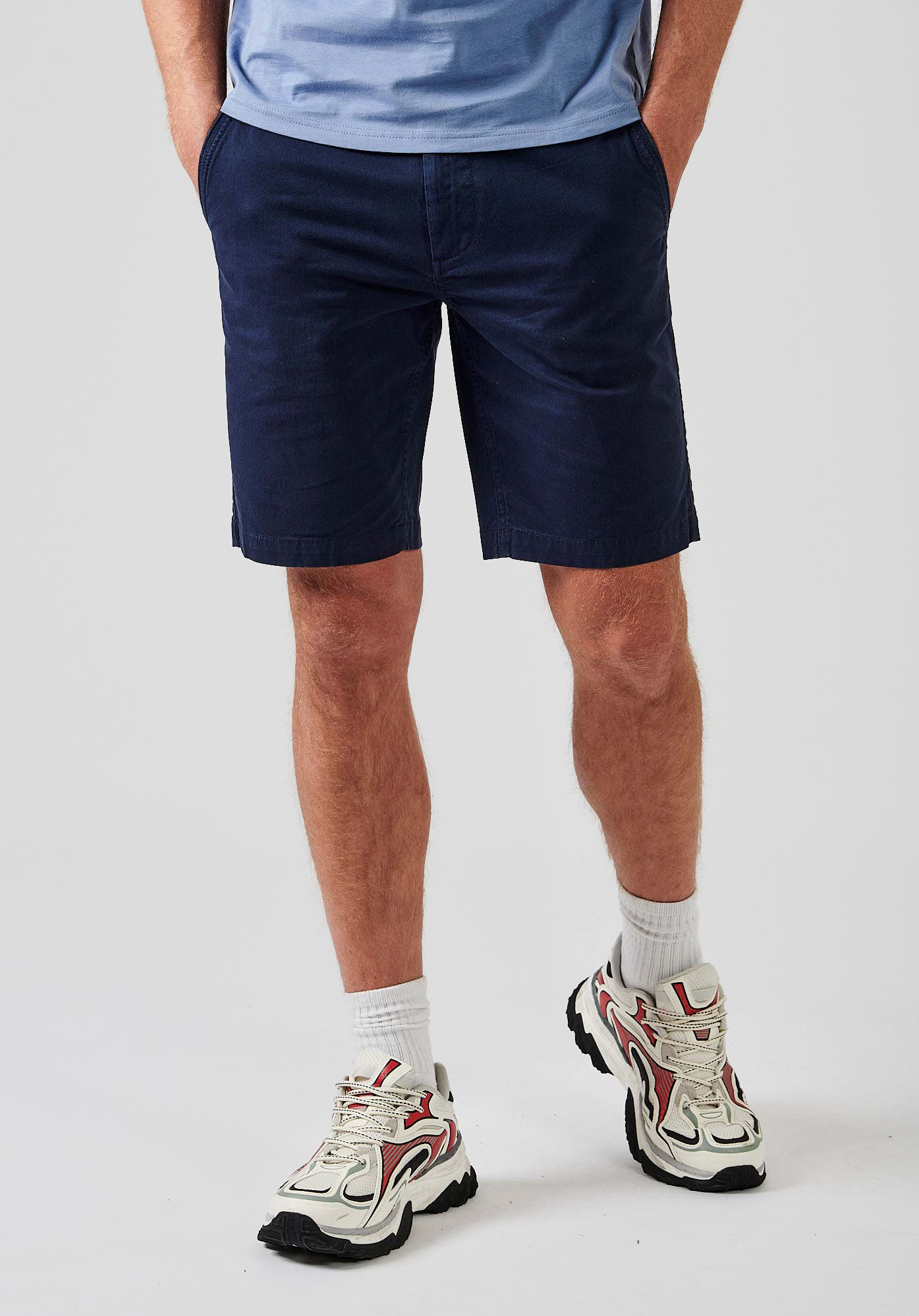 MACON  Short bleu Homme