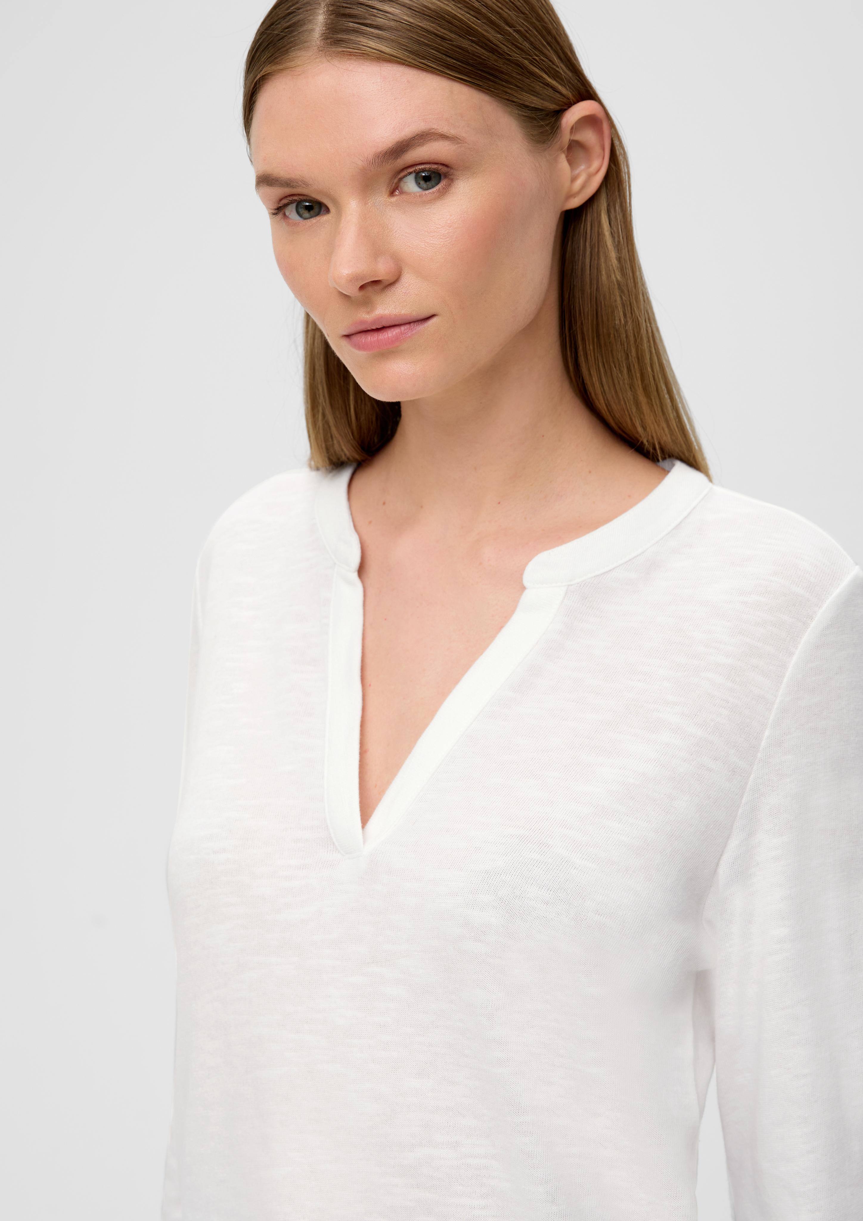 Longsleeve mit Flammgarnstruktur  2138228-0210
