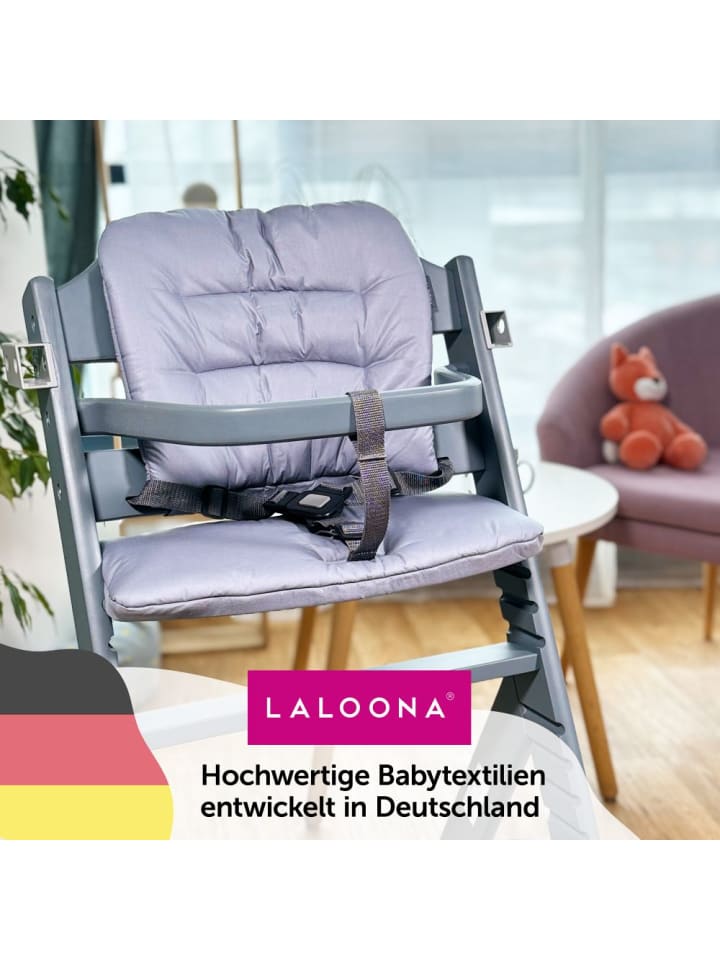 LaLoona Sitzkissen / Hochstuhlauflage für bebeconfort Timba in grau günstig kaufen onesize