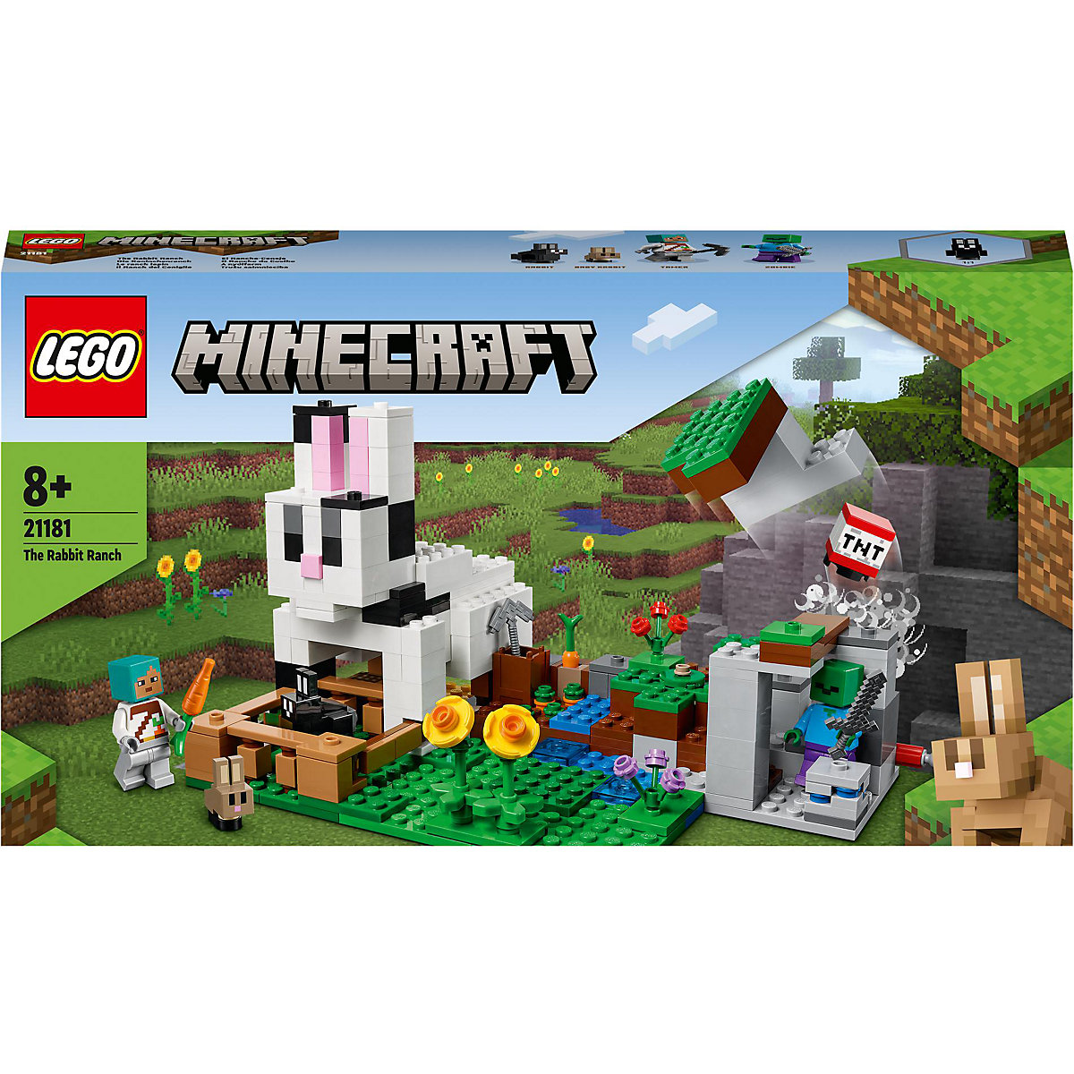LEGO® Minecraft 21181 Die Kaninchenranch