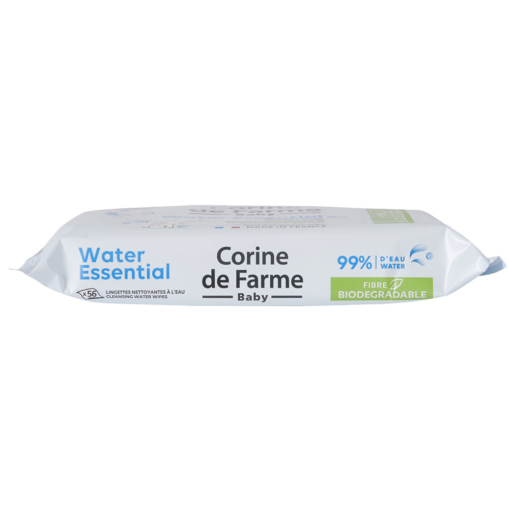 corine de farme Lingettes Water Essential x 56 (fibres biodégradables) Lingettes Bébé