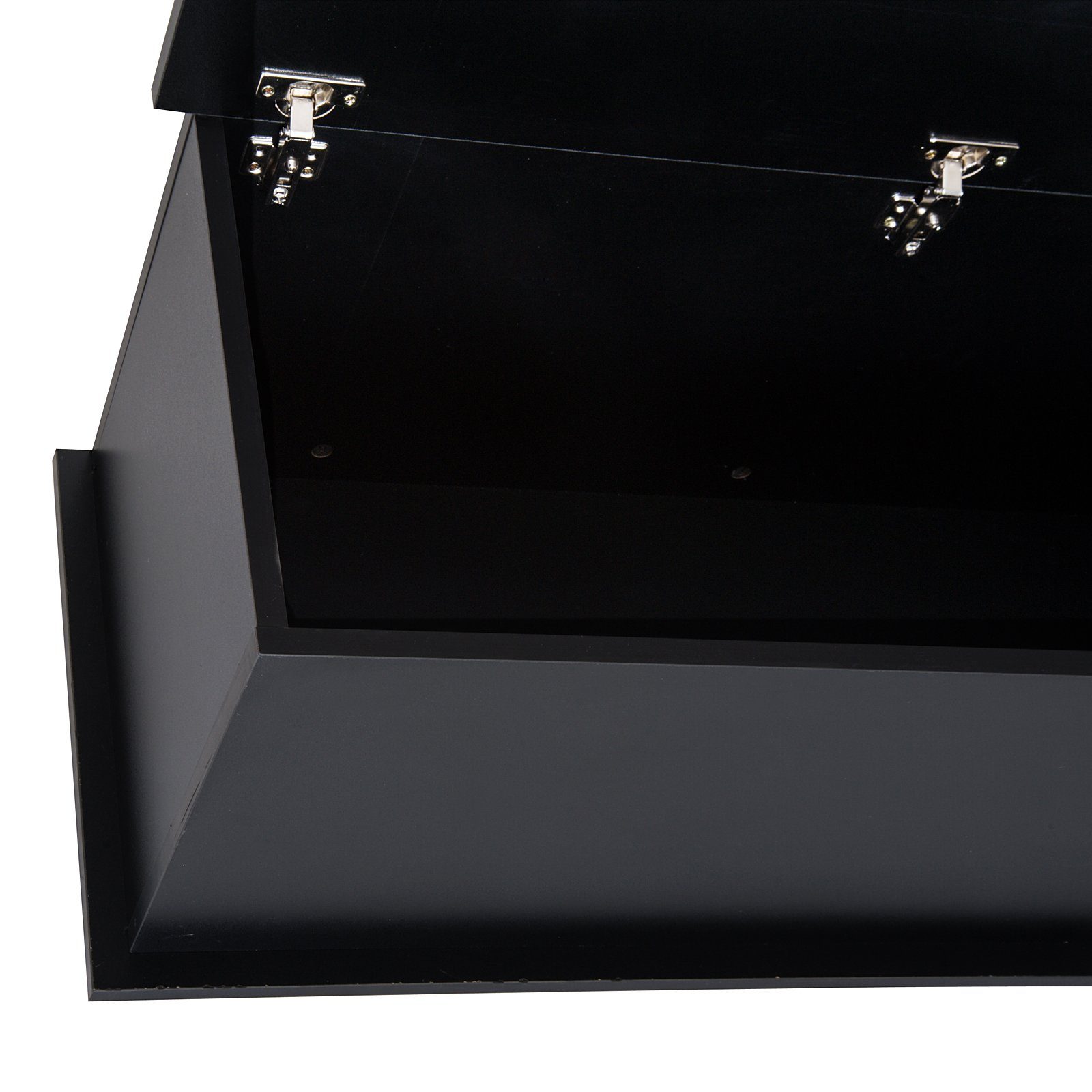 HOMCOM Truhe (Set, 1 St., Aufbewahrungsbox), mit klappbarem Deckel Holzkiste Spanplatte 3 Farben