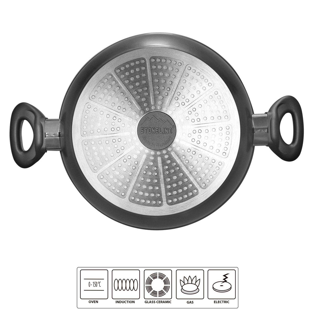 STONELINE® Gourmundo Made in Germany Servierpfanne 24 cm