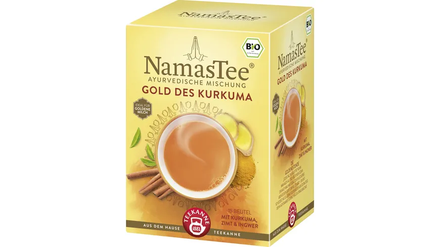 TEEKANNE BIO NamasTee Gold des Kurkuma 15er 30 g