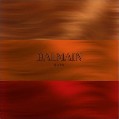 Balmain Clip Tape Extensions 15cm Flame
