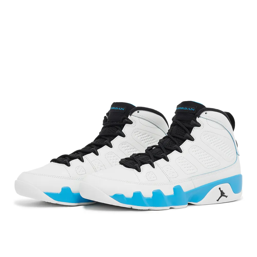 NIKE JORDAN 9 Retro Blue Powder FQ8992 101 / weiss
