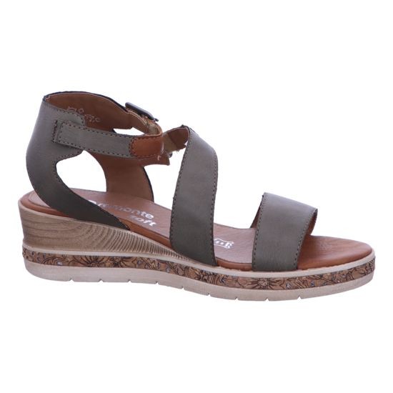 REMONTE Klassische Sandalen grün