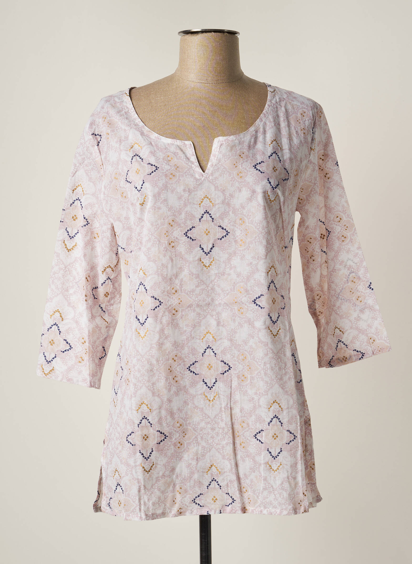 La Fiancee Du Mekong Tuniquemanchelongue Femme couleur beige