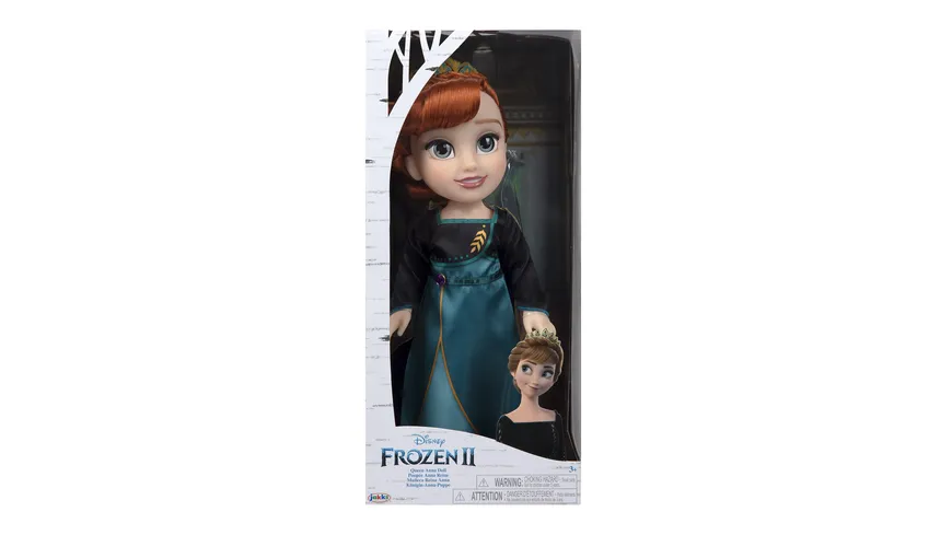 Jakks Pacific - Die Eiskönigin 2 Königin Anna Puppe 35 cm mit Krone