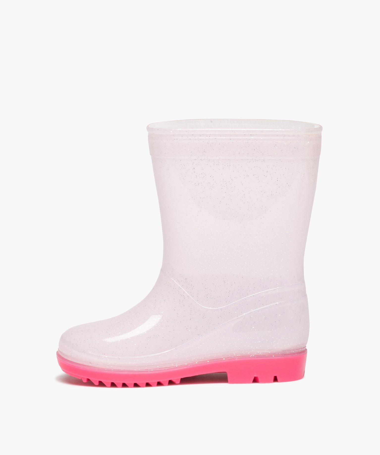 Bottes de pluie fille à paillettes - Pat Patrouille rose | GEMO