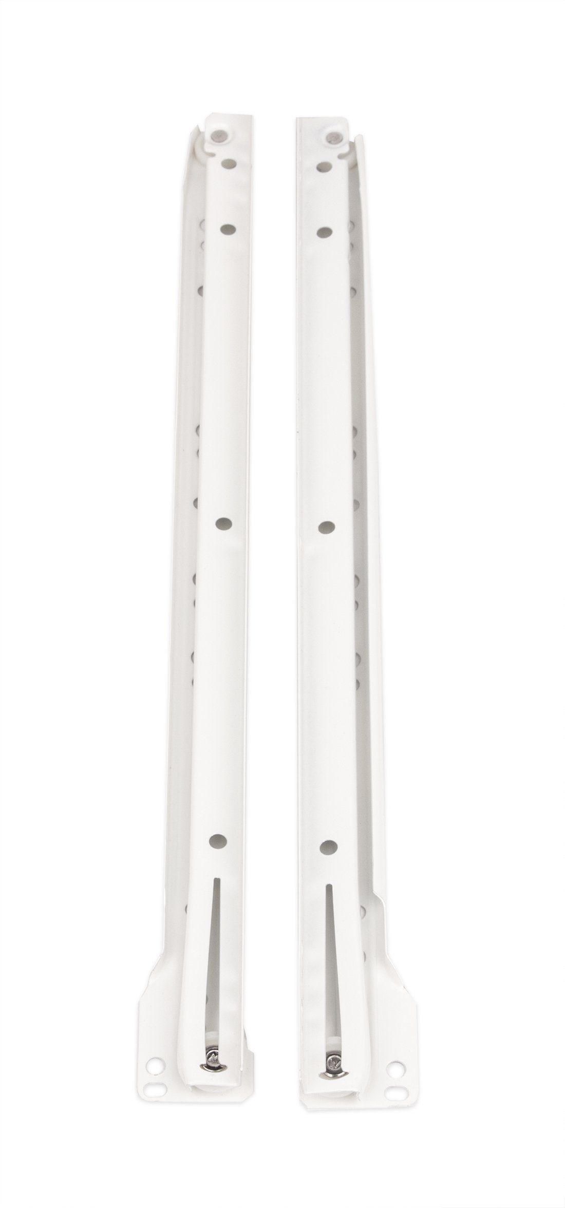 BigDean Auszug 1 Paar Schubladenschienen 350mm Schubladenauszug weiß Schienen