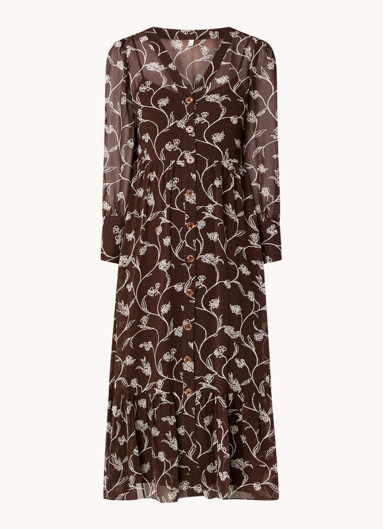 Bluză cu imprimeu floral și rochie midi de Dr. Luciana la LKBennett
