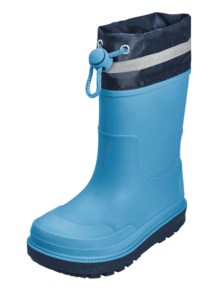 Playshoes Regenstiefel gefüttert in blau günstig kaufen
