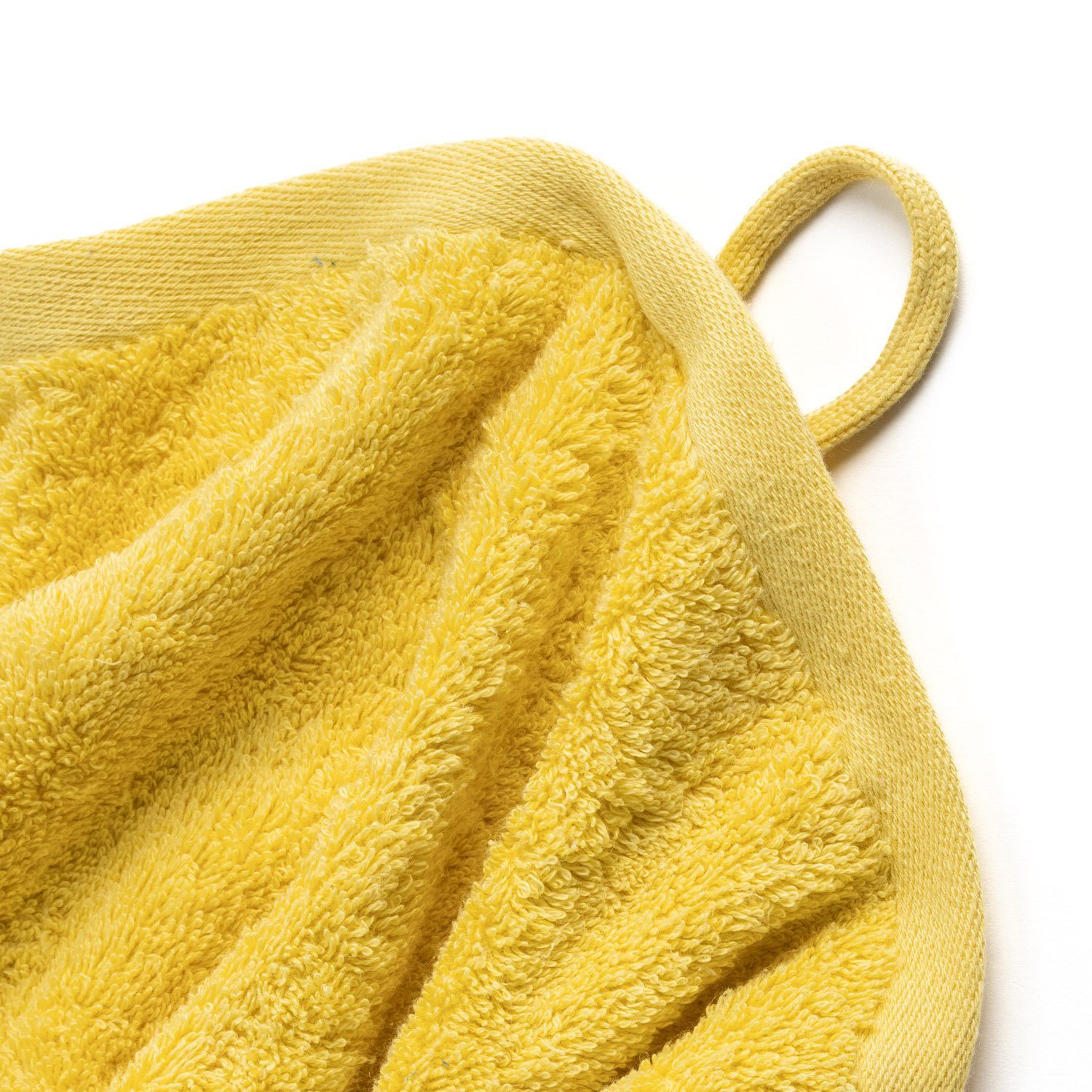 Aymando Handtuch Set Scheich Collection, 100% Baumwolle, (Spar Set - 70x140cm, 2-tlg), 100% ägyptische Baumwolle Duschtuch schnell trocknend 600 g/m², Lemon