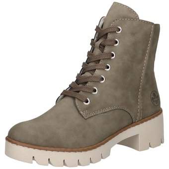 Rieker Schnürstiefelette in grün