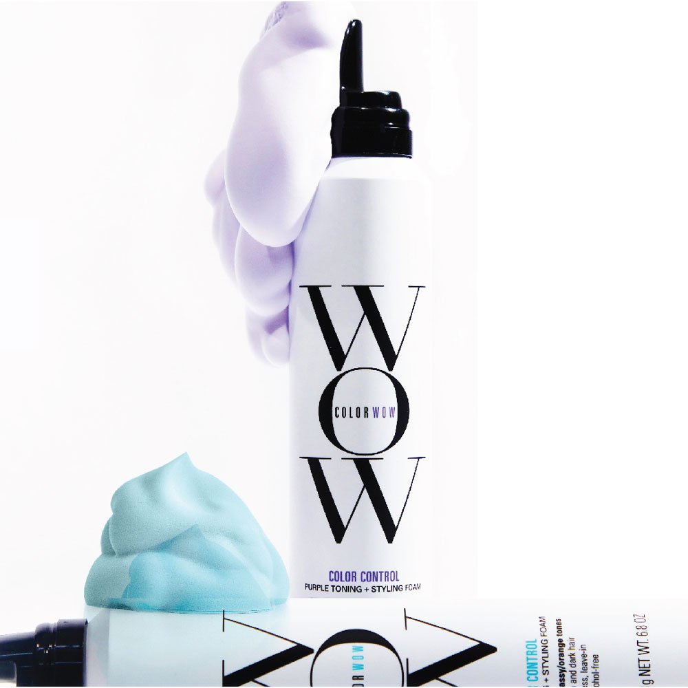 COLOR WOW Styling Color Control Purple Toning and Styling Foam