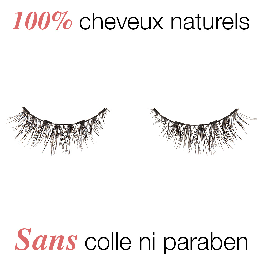 Ardell Kit de Faux-Cils magnétiques avec Liquid Liner Feutre Noir (2,5gr) Demi Wispies Kit Faux-Cils Magnétiques avec aimant invisible