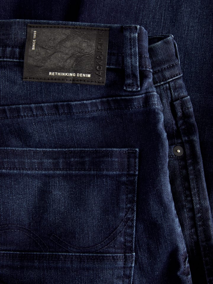 JACK & JONES Junior Jeans  JJICLARK JJLEON SQ 018 BF LN MNI in blue denim günstig kaufen