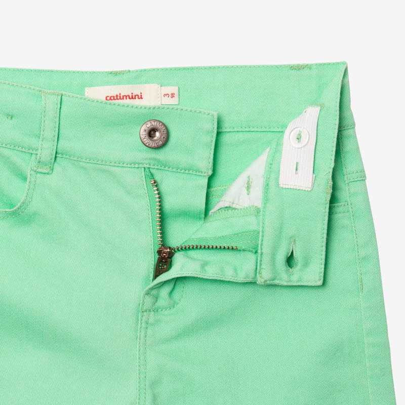 Jean fille vert pomme Catimini