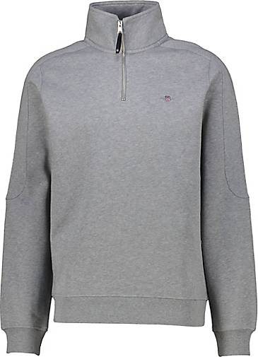 GANT Herren Sweatshirt SHIELD HALF ZIP