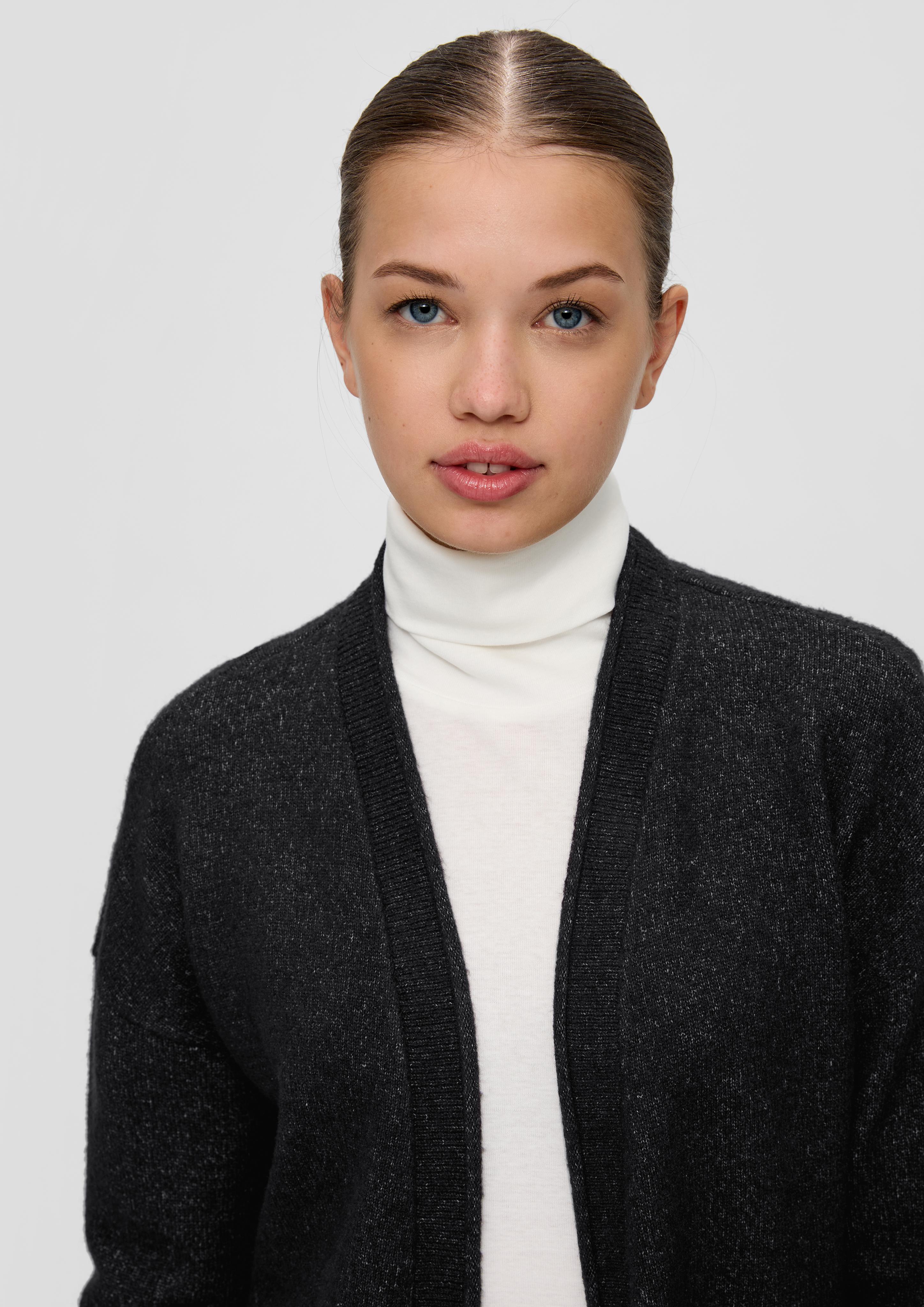Strickjacke mit Rollsäumen  2135389-99W0
