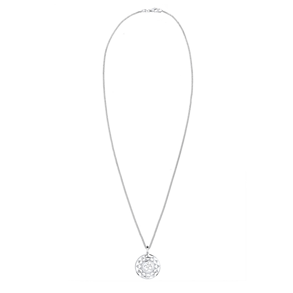 Elli Elli Collier Talisman Yoga Pendentif Vintage Look Collier Femme - (925/1000) Arge Bijoux