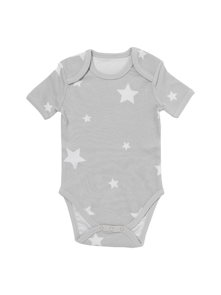 Schlummersack Bio Baby-Bodys kurzarm 5er-Pack in Grau günstig kaufen