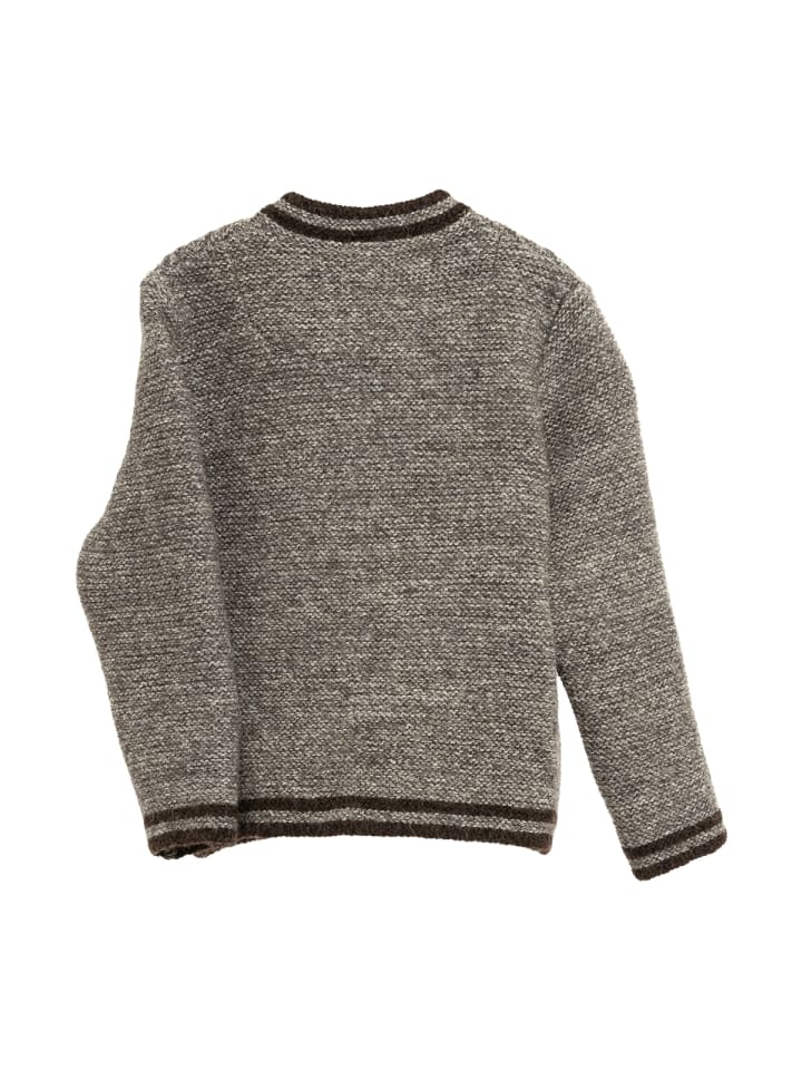 OS-Trachten Kinderstrickjacke 487000-0772 in dunkelbraun günstig kaufen 86/92